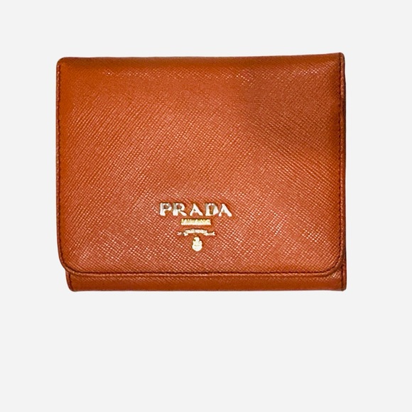 RARE Prada Saffiano leather compact wallet - Picture 2 of 6